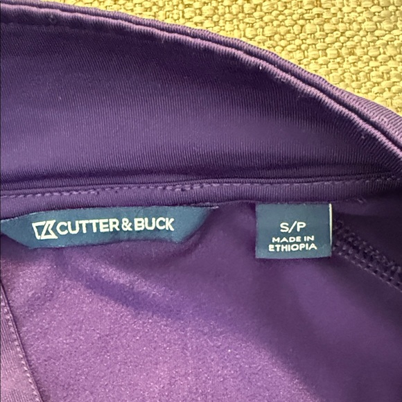 Clemson Tigers Cutter & Buck Purple Pullover with Orange Accent - Picture 2 of 4